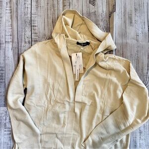 Knit Hooded Cardigan